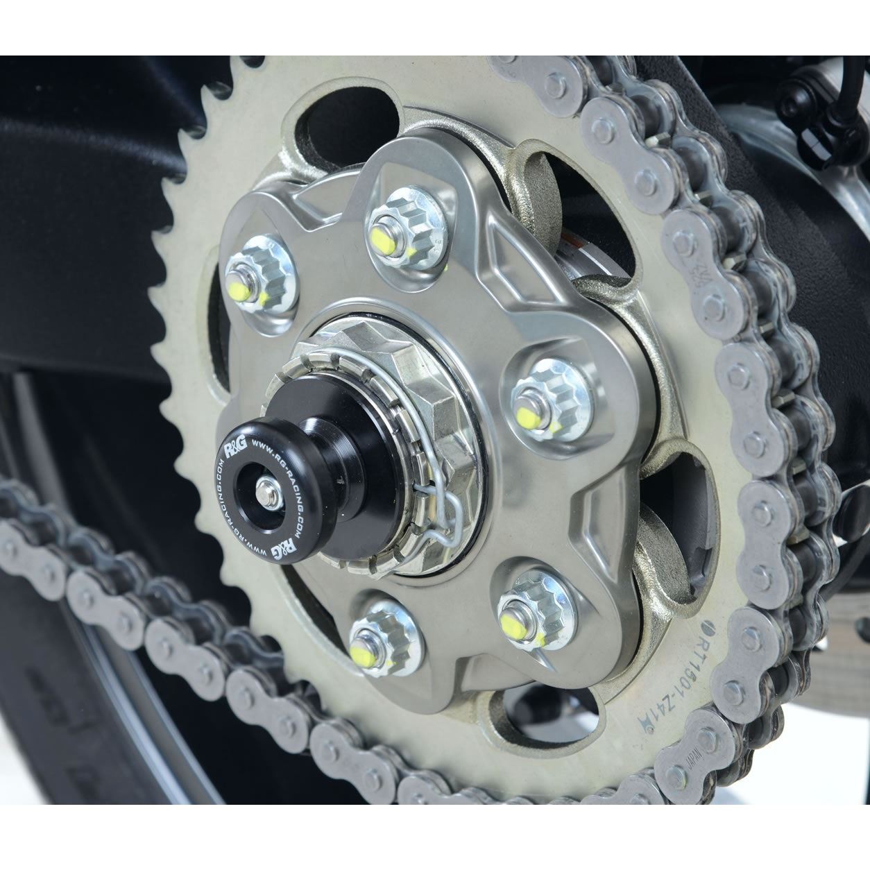 R&G Spindle Sliders Black - Ducati 1098S 2007 - 2009