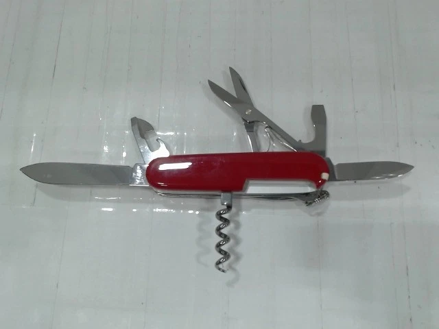 UsadoMuy Bueno - Navaja de Bolsillo Victorinox Huntsman Ejército Suizo, Rojo, 91 mm Foto 4 de 4