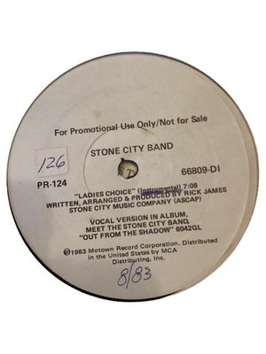 Stone City Band   Ladies Choice Vinyl 12'' Single Promo 1983 Rick James Motown