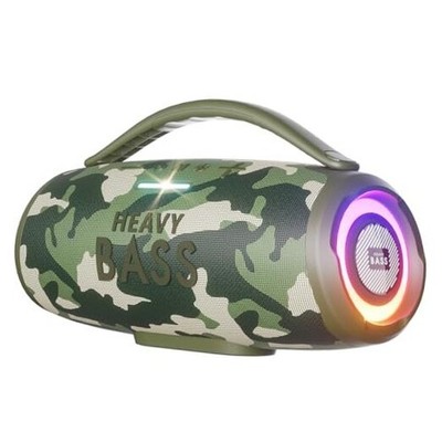 Speakers Bluetooth Wireless, 80W Max Loud Portable Speaker with Bass, 20H Camo