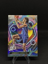 Topps Cosmic Chrome 2023-24 Dereck Lively II Mavericks Refractor Rookie #161