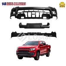 Fit For 2021 2022 Chevrolet Colorado Front Bumper Cover Assembly Kit Primed