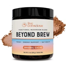 Live Conscious Beyond Brew Mushroom Superfood Coffee Immunity & Smooth Energy