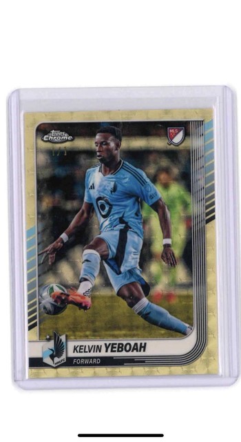 2025 Topps Chrome MLS Kelvin Yeboah 1/1 Base Superfractor