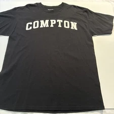 Compton 87 Graphic Walnut & 39th Men’s Black Tshirt Size XL