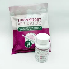NutraBlast Boric Life Vaginal Suppositories 30 600mg And Applicators Exp 5/27
