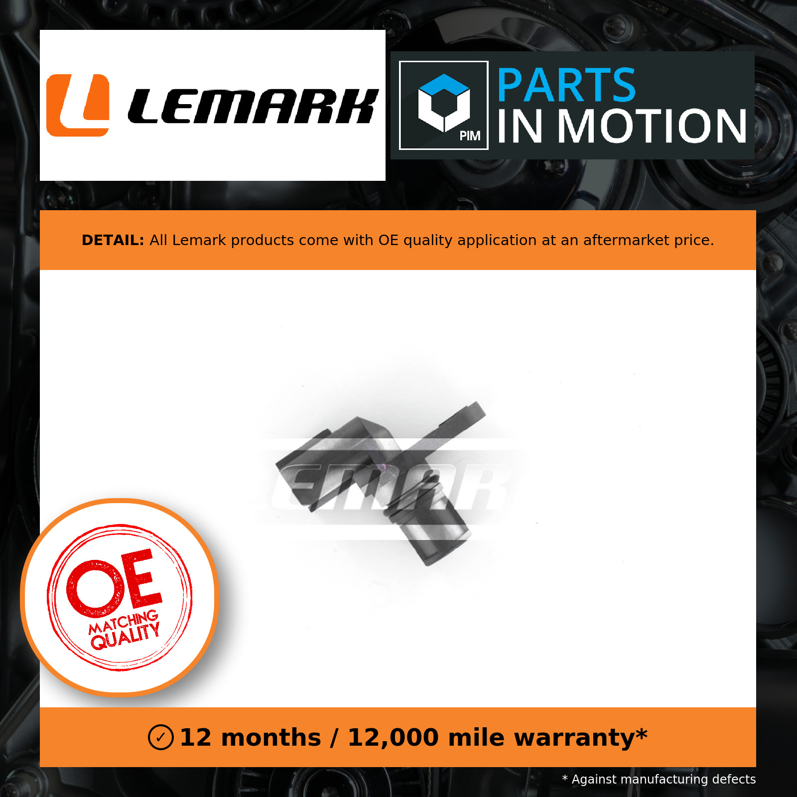 Camshaft Position Sensor fits SUZUKI JIMNY SN413 1.3 2001 on M13A Lemark Quality