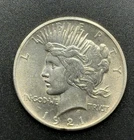 1921 Peace Dollar HIGH RELIEF S$1 Great Eye Appeal KEY DATE 🗝️ AU+
