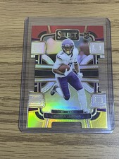 2023 Panini Select -Concourse Red & Yellow Prizm Die-Cut #66 Jordan Addison (RC)