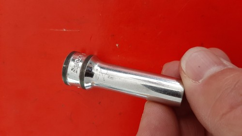 Snap-on Tools 3/8" Drive 9MM 12PT Point Deep Chrome Socket SFM9 USA Engraving - Bild 2 von 9