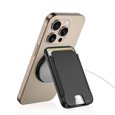 Upgraded for MagSafe Wallet with Stand, Strongest Magnetic Walle for Men Wir...