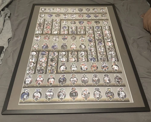 2000 Playoff Momentum Tom Brady Rookie RC uncut sheet Tandems & Quads 1/1 ? Pats