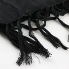 Multicolor Embroidered Black Triangle Scarf 60" — photo 3