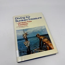 Diving for Sunken Treasure: Undersea Discoveries of Jacques Cousteau HC 1st Ed