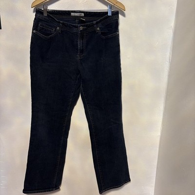Chico's - PLATINUM 'Loren RG' Baby Boot Cut Stretch Blue Jeans - Size 2 Reg -NWT