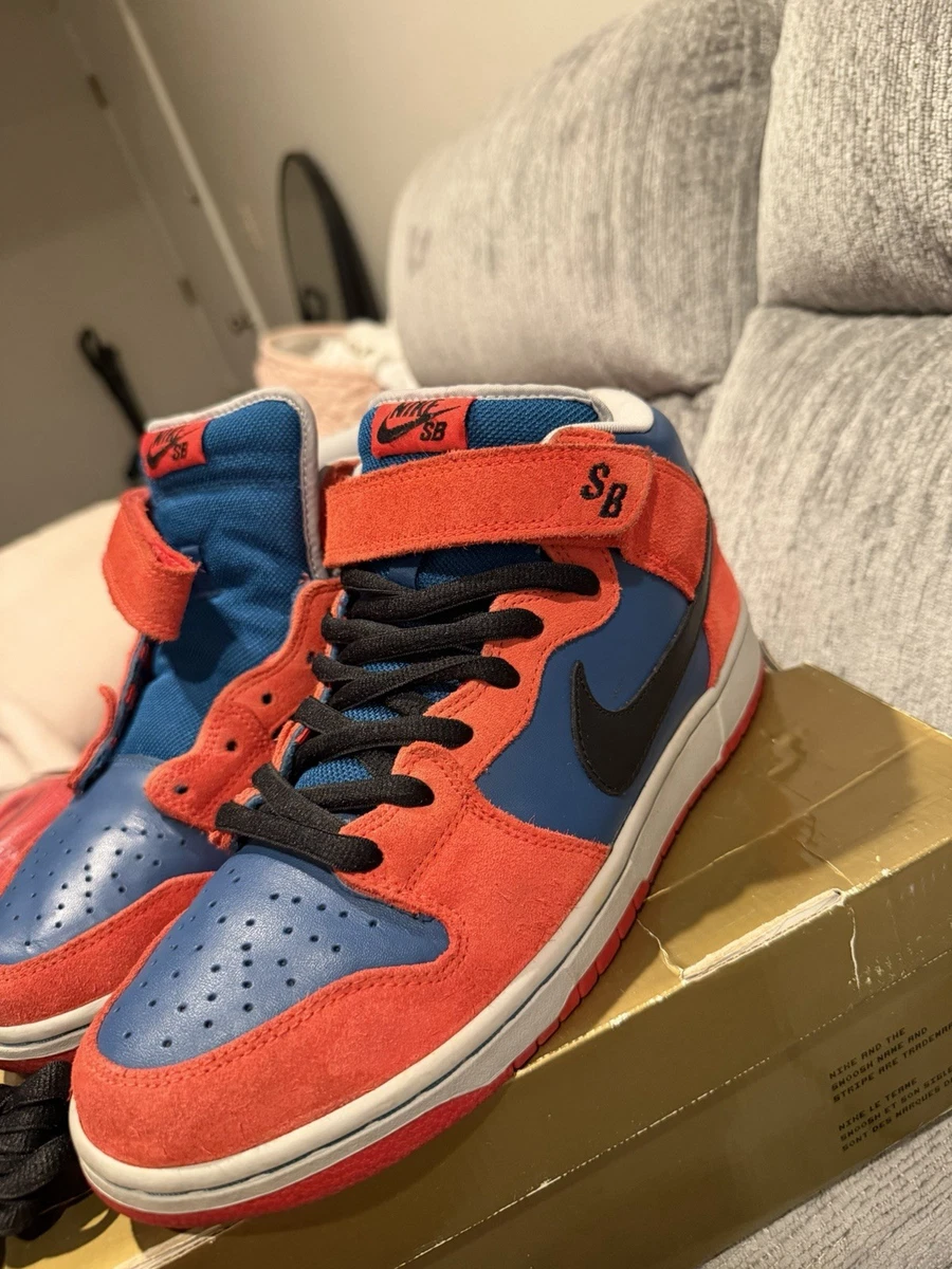Nike Dunk Sb Mid Top Spider-Man 10.5 Nike Dunk Pro SB Mid Spider Man for Sale | Authenticity  main image 2