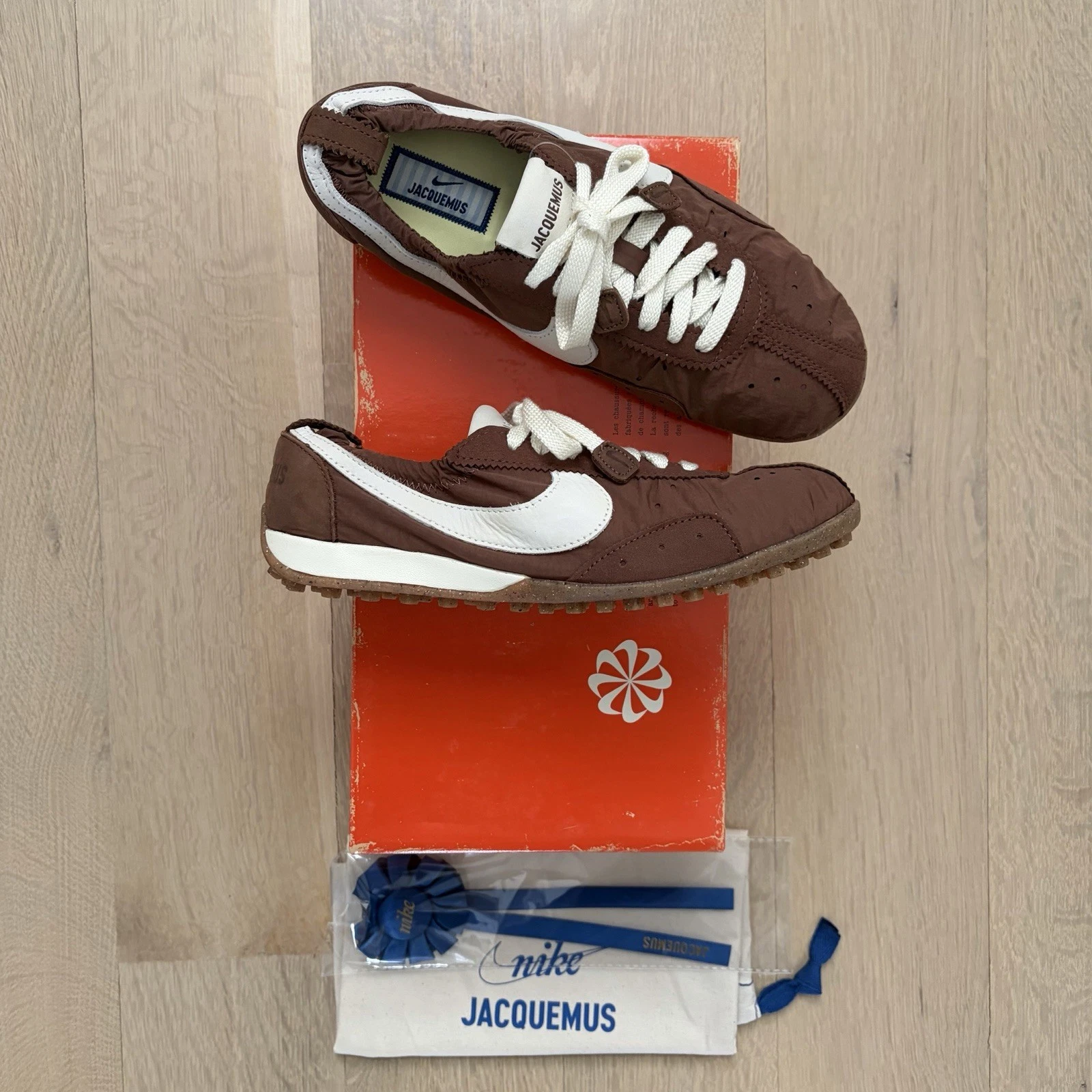 Jacquemus — Size 8.5W/7M/40EU - Nike x Jacquemus Moon Shoe SP Fauna Brown Wmns HV8547-200