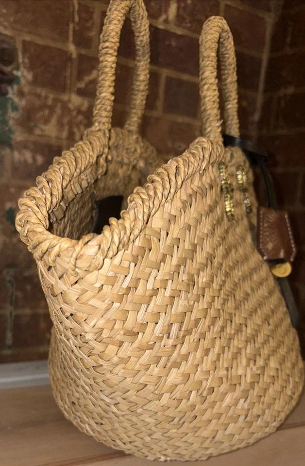 Maison MAYLE La feminine Seagrass Bag Tote Rare HTF - Изображение 4 из 4