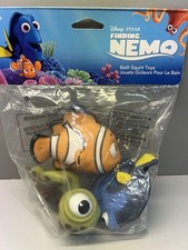 Disney Finding Nemo Bath Squirt Toys New Set of 3