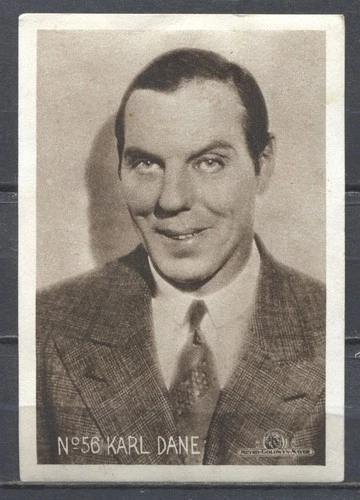 Karl Dane Vintage Trading Card London Caramel Works No.56