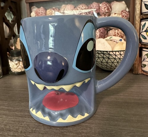 Disney Lilo & Stitch Sculpted Mouth Mug Cookie/ Donut Holder