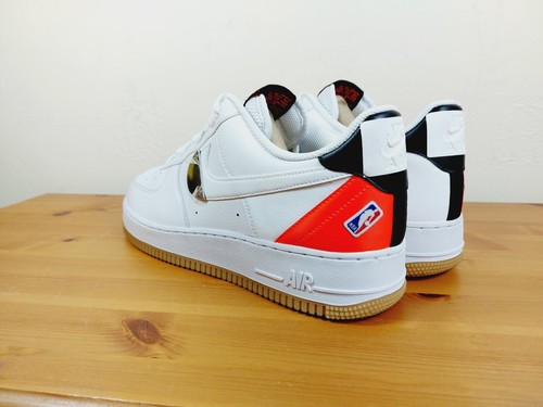 Nike Air Force 1 NBA '07 LV8 "White Bright Crimson" Size Uk11/EU46 - Picture 6 of 22