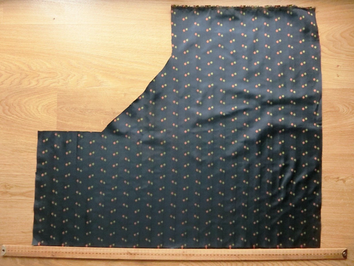 Tela de seda brocado jacquard italiano degradado premium azul oscuro 84x70 cm - Imagen 14 de 17