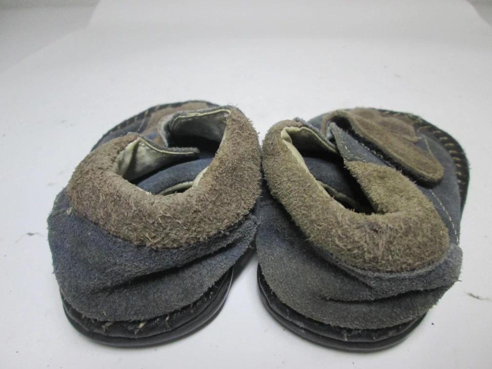 See Kai Run Bebé Talla 6 Zapatos Planos Azul Marino/Gris Gancho y Lazo Informal Calzado Cómodo Foto 2 de 4