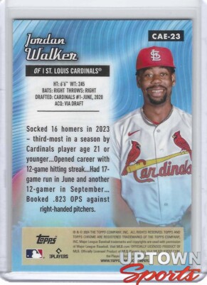 Jordan Walker 2024 Topps Chrome #CAE-23 All-Etch Insert