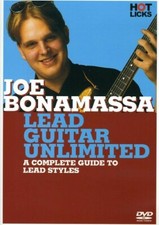 Joe Bonamassa - Lead Guitar Unlimited DVD Hot Licks , New DVDs