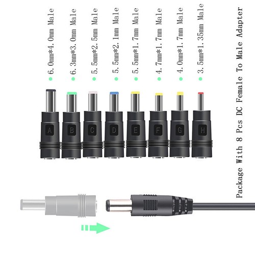 Adattatore Per Caricabatterie Ca Universale Ac/Dc 3V 4.5V 5V 6V 7.5V 9V 12V & - Afbeelding 6 van 7