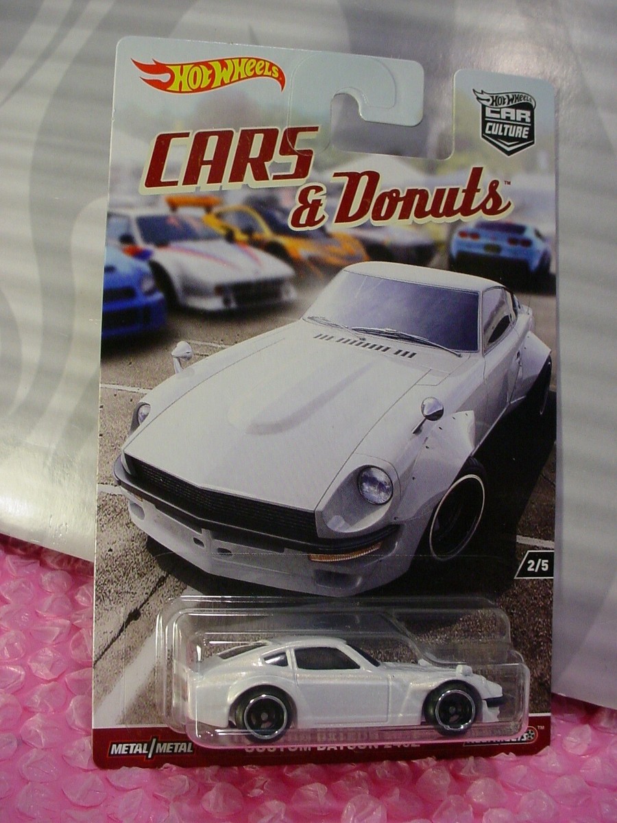 2017 Hot Wheels CARS & Donuts CUSTOM DATSUN 240Z ☆ white