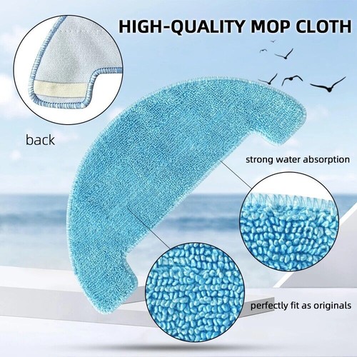 Fit ILIFE A4 A4S Robotic Vacuum Cleaner Accessory Main Side Brush HEPA Filter SE - Picture 8 of 82