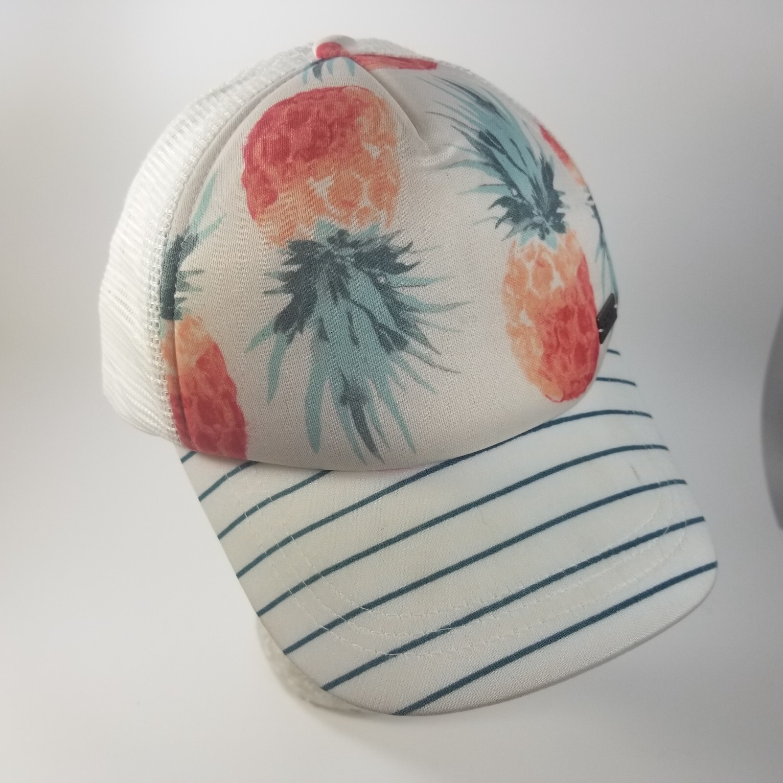 Roxy Pineapple Baseball Cap Hat Adjustable White … - image 6