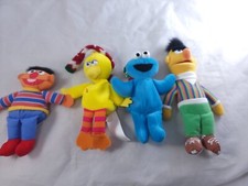 Applause Sesame Street Plush Lot Of 4 Ernie Big Bird Cookie Monster 1997 Bert...