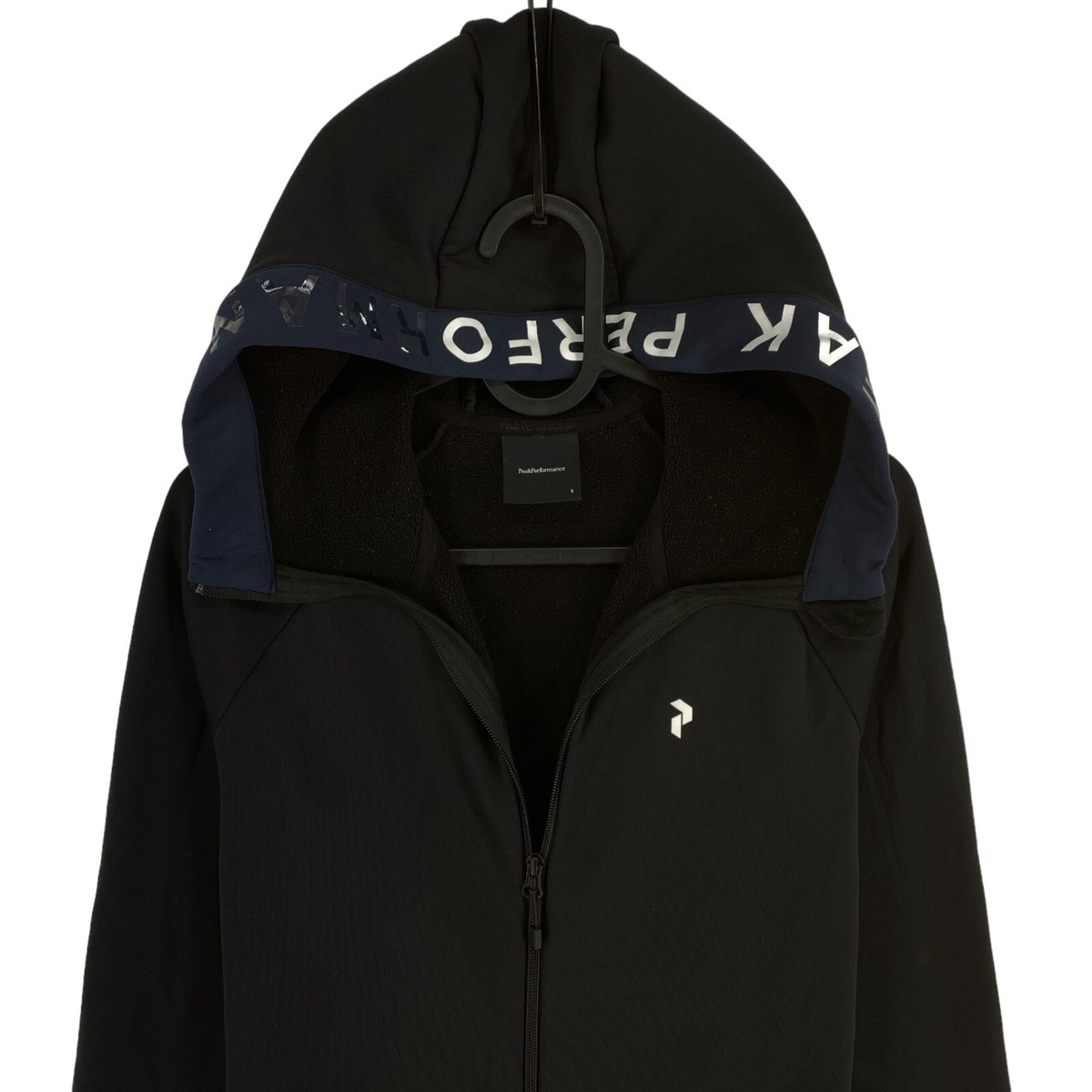 Peak Performance Black W Rider Full Zip Hooded Pullover