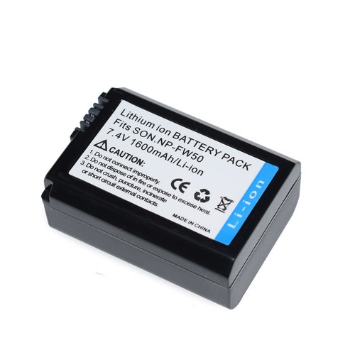 2 Pack NP-FW50 Battery For Sony A6000 A6500 A7R A7R II A7S A7S II-A7 A7II RX10 - Picture 6 of 8