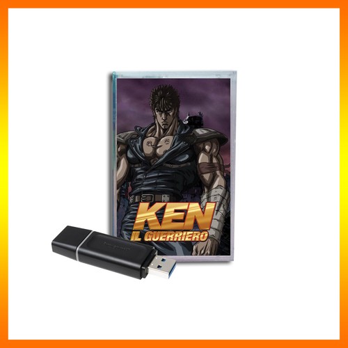 Pendrive 128 GB KEN (SHIRO) IL GUERRIERO - HOKUTO NO KEN con astuccio DVD