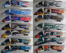 2001 Fleer Collectibles NFL Diecast Trucks and Trailers