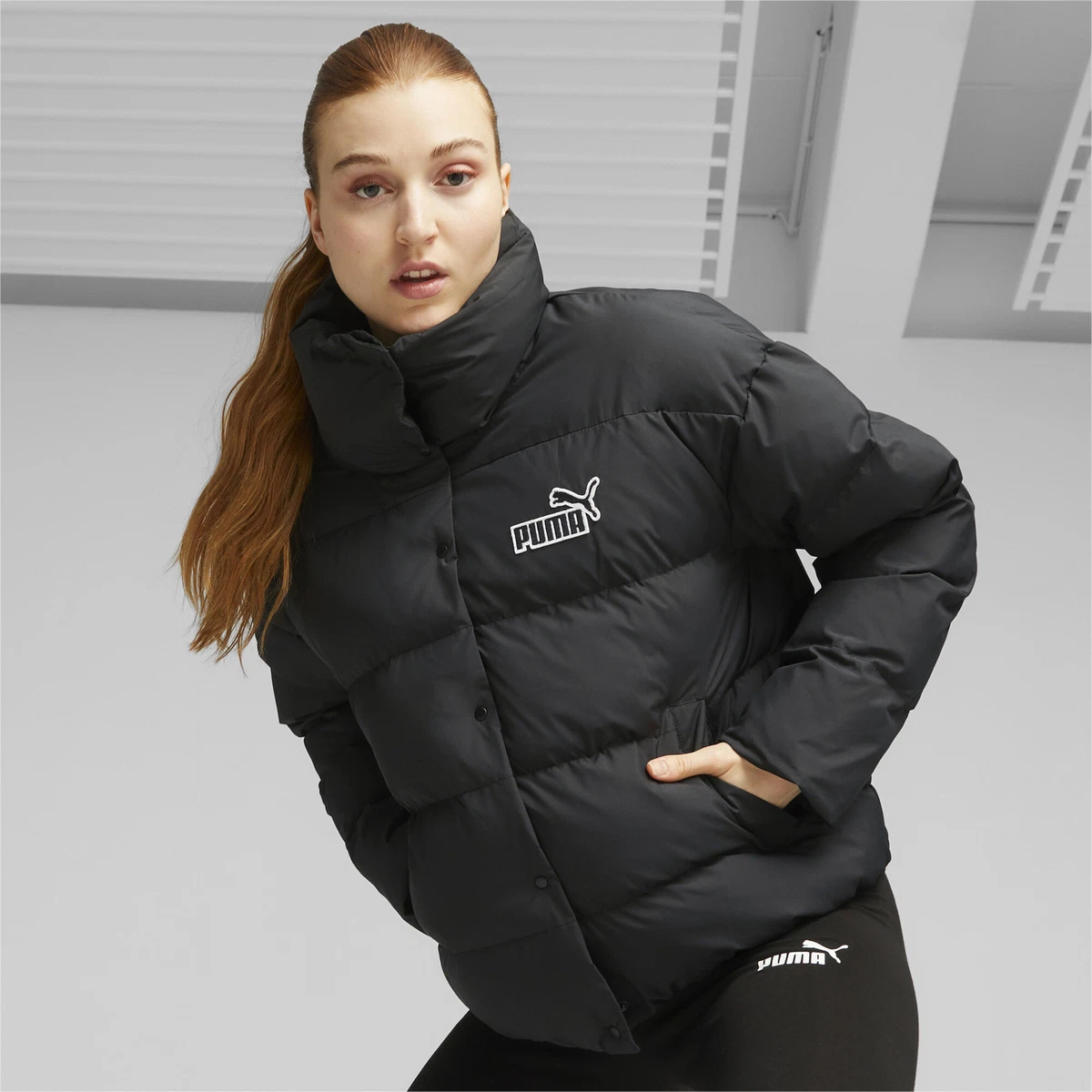 Puma jacket cheap puffer womens winter