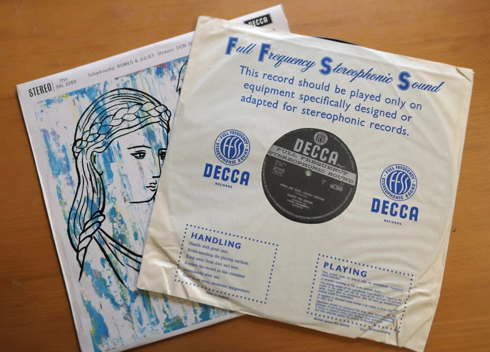 SXL 2269 ED2 Tchaikovsky Romeo & Juliet Don Juan Karajan 1961 Decca WBg EX - Image 4 of 4