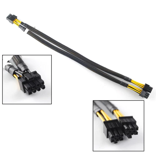 GPU Power Cable 8 Pin to 6+6 Pin for Dell T5810 T7810 and Nvidia Quadro K6000