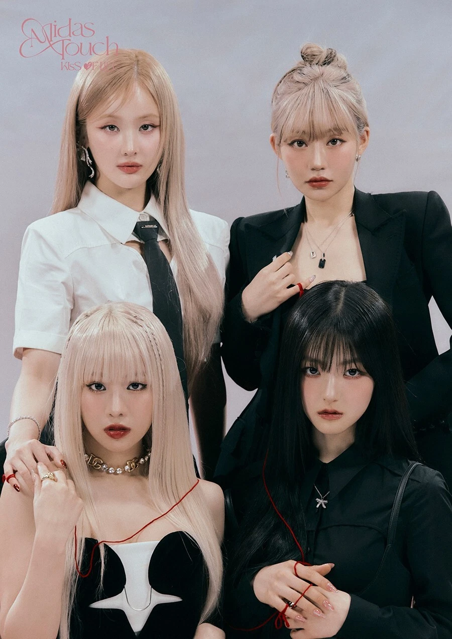 KISS OF LIFE MIDAS TOUCH 1st Single Album POCA Ver/QR Card+2