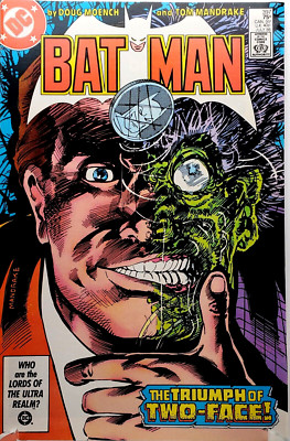 Batman #397 (1986) DC The Triumph of Two-Face Featuring Robin and Catwoman NM