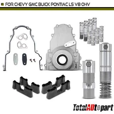 Engine Timing Cover + AFM Valve Lifters & Trays Kit for Chevy Silverado 1500 GMC