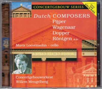 Willem MENGELBERG: PIJPER Cello Concerto DOPPER VALERIUS RÖNTGEN