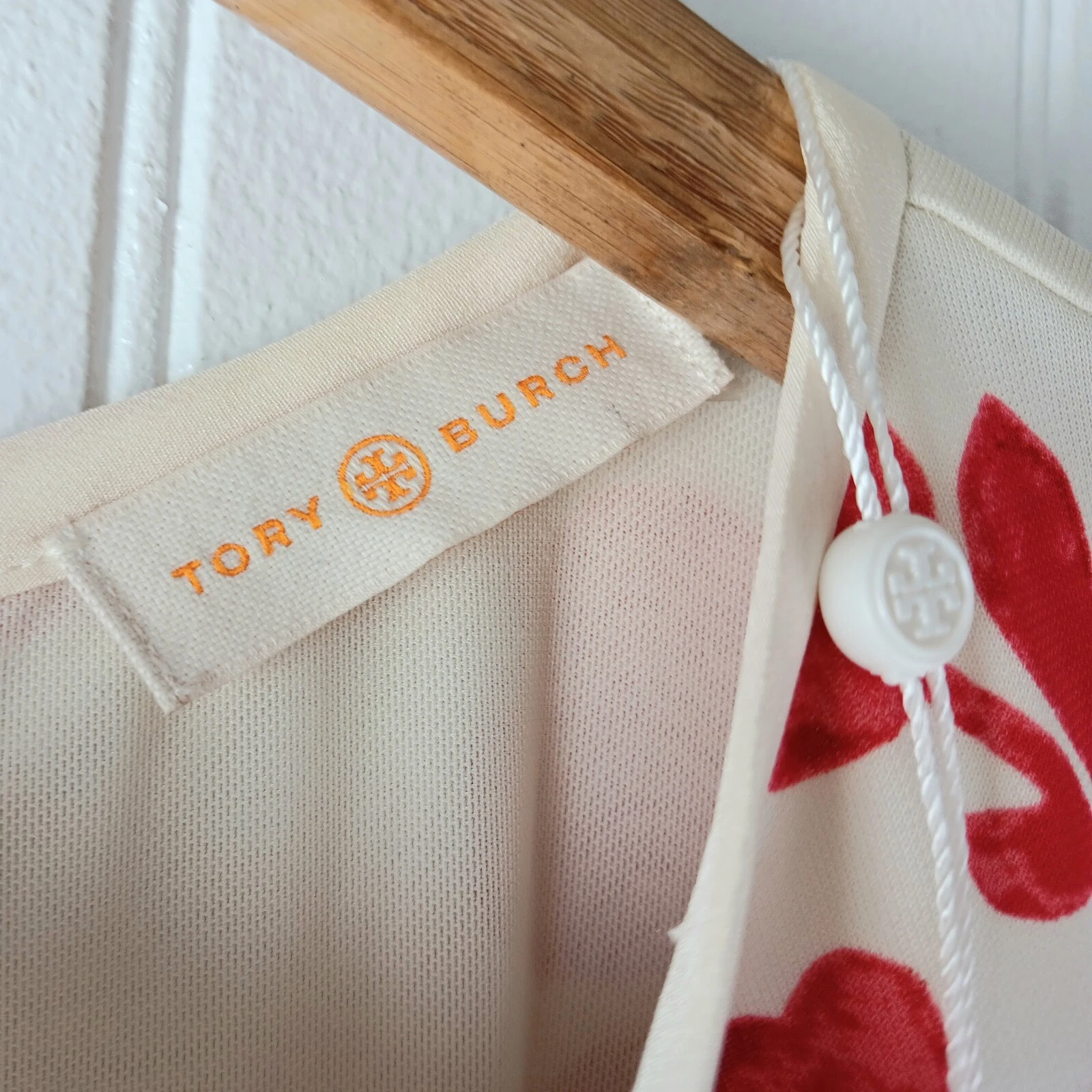 Abito nuovo con etichette Tory Burch ""Lydie"" guaina rosso pepe issy taglia M #51142415