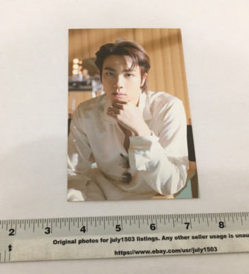 1) BTS Memories of 2021 Postcard - JIN / Kim Seokjin - Actual Card