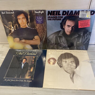 Neil Diamond 9 Vinyl Lot Heartlight Headed For The Future Primitive Love Songs