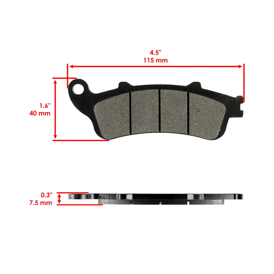 Pastillas de freno traseras para Honda CBR1100XX Blackbird 1100 1997 1998 1999 2000-2004 Foto 2 de 4